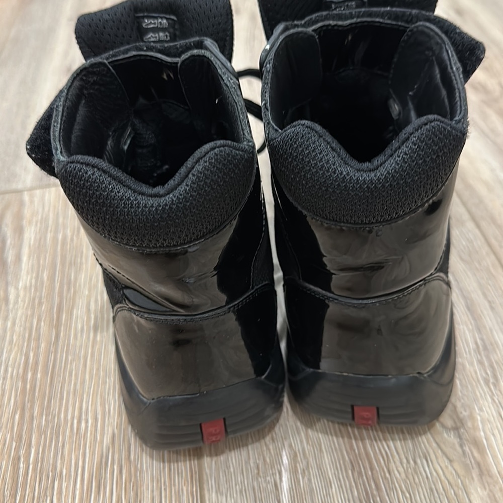 Prada High Top Patent Leather Sneakers - Picture 3 of 4